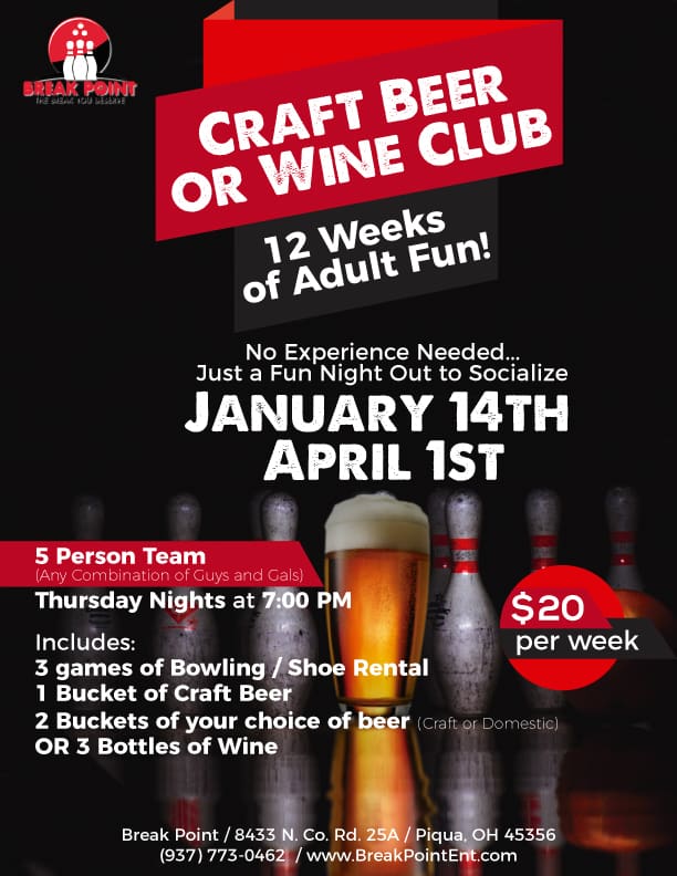Craft Beer or Wine Club